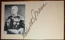 Admiral of The Fleet Sir Hedworth Meux (1856-1929) Autograph ~ Signed Photo Card picture