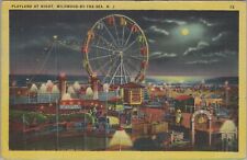 Postcard Playland At Night Wildwood by the Sea NJ 1946 picture