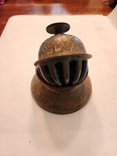 Vintage Indian Bronze/Brass Elephant Claw Bell Stand Floral Decoration picture