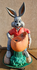 RARE Vintage Amusement Park Rabbit Water Fountain Carnival ride Circus Carrot picture