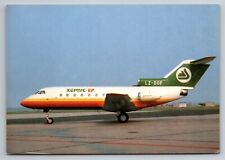Yakolev YAK-40 LZ-DOF Hemus Air Airline Aircraft Postcard picture