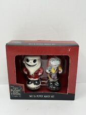 Jack and Sally Nightmare Before Christmas Salt and Pepper Shakers picture
