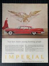 Vintage 1958 Imperial Print Ad picture