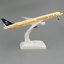 19cm Aircraft Saudi Arabian Airlines Boeing 777 Alloy Plane B777 Model Toy Gift picture