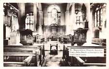 RPPC St Sepulcre's Church London Capt. John Smith Buried in Right Hand Aisle picture