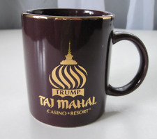 Vintage Trump Taj Mahal Atlantic City Casino Purple Gold Coffee Mug, Donald picture