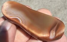 1.7 oz Lake Superior Agate TOP SHELF Polished Psychedelic High Contrast Seam picture