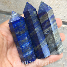 1pc Natural Lapis Lazuli quartz crystal obelisk wand point healing Wholesale picture