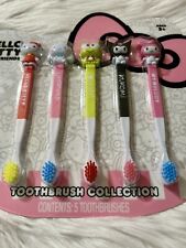 Hello Kitty And Friends ToothBrush Collection Set Of 5.Brand New picture