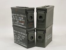 30 Cal Metal Ammo Can – Military Steel Box Ammo Storage - Used - 4 Pack picture