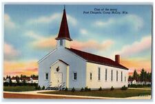 c1940's One of the many Post Chapels Camp McCoy Wisconsin WI Vintage Postcard picture