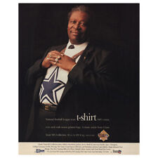 1995 Team NFL Tshirts: BB King Vintage Print Ad picture