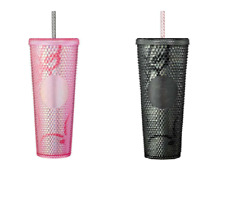 BLACKPINK+STARBUCKS Collaboration MD OFFICIAL black+ PINK STUD COLD CUP 710ML picture