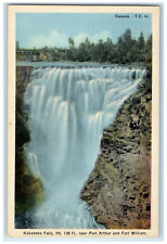 c1940's Kakabeka Falls Port Arthur Fort William Ontario Canada Postcard picture