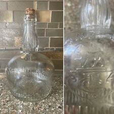 1890'S ANTIQUE TIFFANY CLUB WHISKEY BOTTLE  COOL EMBOSSED LION picture