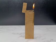 NICE S.T. DUPONT Line 2 - L2 - Table Gas Lighter - Gold Plated - 1744-AF03 picture