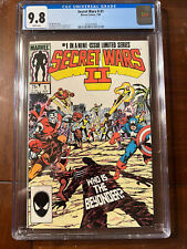 SECRET WARS II #1 7/85 CGC 9.8 WHITE PAGES NICE picture