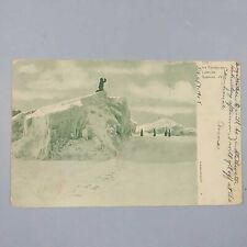 Ice Formation Lakeside Superior Wisconsin WI Posted 1908 US Flag Cancellation picture