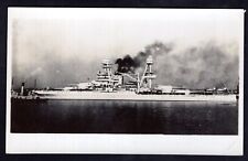 USS Arizona Battleship RPPC Real Photo Vintage Postcard Unused picture