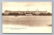 C.1905 HOTEL POINCIANA, PALM BEACH, FL, LAKE WORTH, BOATS UNUSED Postcard P10 picture