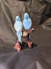 Vintage Porcelain Blue Birds On A Limb Made In Japan picture