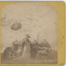 Group of Arts & Science Brumidi Allegorical Capital Washington DC Stereoview  picture