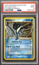 2005 EX Unseen Forces 115 Suicune Star Ultra Rare Pokemon TCG Card PSA 9 picture