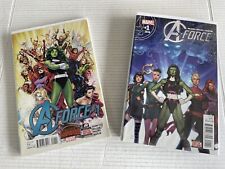 A-Force #1-5 (2015) & #1-10 (2016) 1st Singularity Marvel Complete Run Series picture