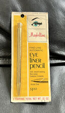 VINTAGE MAYBELLINE  FINE LINE AUTOMATIC EYE LINER METAL PENCIL SABLE BROWN   NEW picture