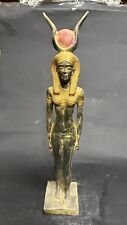 Unique Statue of Hathor Goddess of Heaven Love in Ancient Egyptian Antiques BC picture