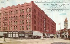 Colorado Denver Oxford Hotel roadside Williamson Hanford 1909 Postcard 22-594 picture