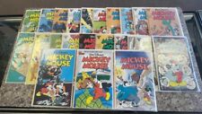 1987-90 GLADSTONE WALT DISNEY MICKEY MOUSE COMIC LOT 23 Bagged/Boarded #223-256 picture