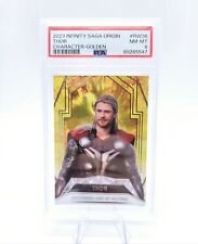 Marvel Infinity Saga Finding Unicorn Thor #RW36 Gold Character 100/100 PSA 8 picture