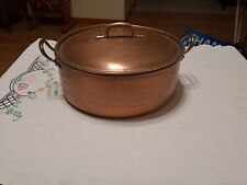 Vintage Tagus Copper Casserole with lid Made in Portugal.  picture