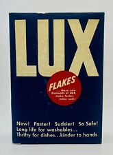 Vintage 1950s Unopened Box Lux Flakes Laundry Detergent Soap NOS 12.5 oz Full picture