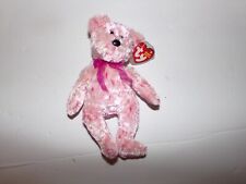 Ty Original Beanie Baby Smitten Bear Pink Soft Valentine’s Day 2002 Love picture