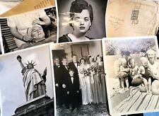 VINTAGE MIXED LOT 1950's 8 X 10 Photos, Statue of Liberty, Beauty Shop, Wedding picture