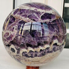 5720g Natural Dreamy Amethyst Sphere Quartz Crystal Ball Healing picture