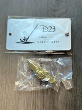 Disney D23 Gold Member Exclusive Metal Luggage Tag Aviator Wings Pin Bundle picture