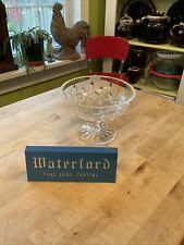 Waterford Ireland 4.5” Tall Lismore Pedestal Compote W Gothic Mark picture