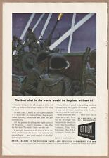 1943 Gruen Watch WWII Military Instruments Vintage Print Ad Electric Indicator picture