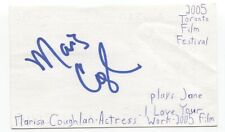 Marisa Coughlan Signed 3x5 Index Card Autographed Actress Ursula Super Troopers picture