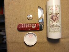 Great Eastern Cutlery Northfield #36 Toe Nail Clipper Knife  Blood Red Bone  New picture