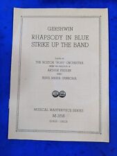 Gershwin Rhapsody in Blue Brochure  picture