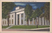 Postcard US Post Office by Night Athens GA  picture