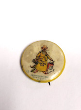 1896 High Admiral Cigarettes Yellow Kid Advertising Pinback Button Pain New York picture
