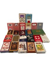 VINTAGE Lot of 24 Decks PLAYING CARD Tiger Delta Streamline Red Cross picture