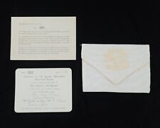 Royal Visit Invitation Queen Alexandra Memorial Home British Royalty Document UK picture