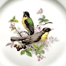 JKW Western Germany Josef Kuba Fine Porcelain Bird Plate Gold Trim (P10) picture