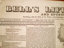 1800 1829 Boxing vintage rare history newspaper early memorabilia picture
